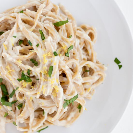 Healthy Vegan Alfredo