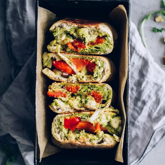 Mozzarella & Roasted Pepper Panini