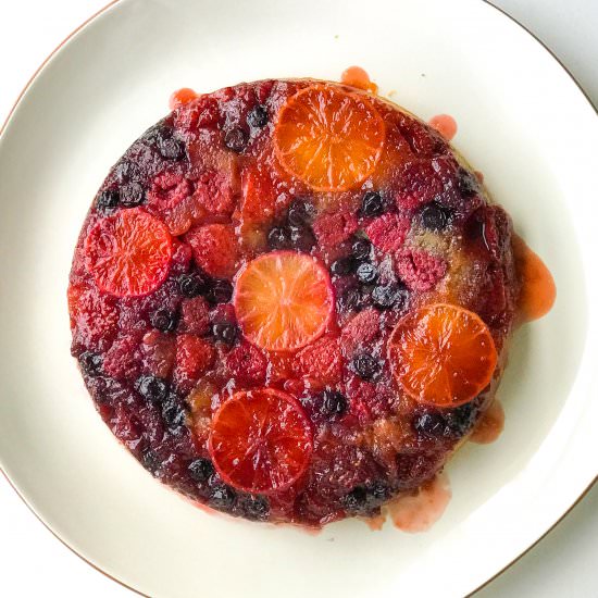 Berry Upside-Down Cake