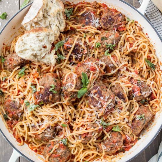 Spaghetti and Meatballs