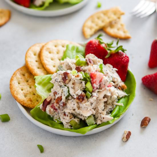 Strawberry Poppy Seed Chicken Salad