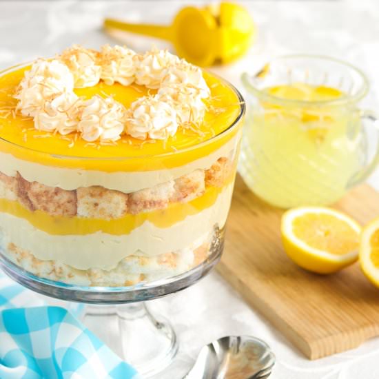 Lemon Coconut Trifle