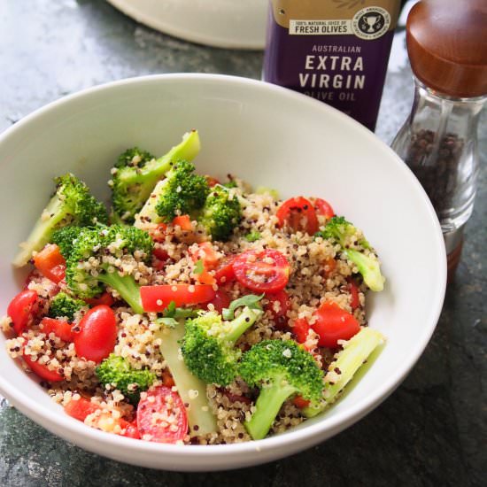 Quinoa Salad with Broccoli