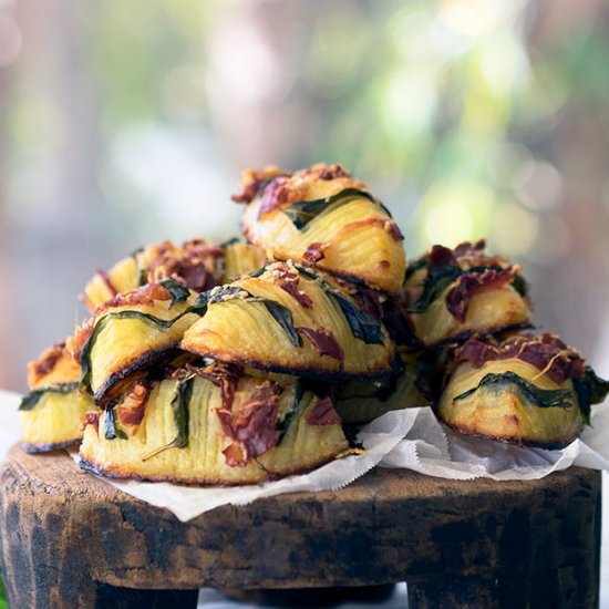 Perfect hasselback potatoes