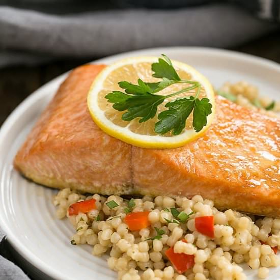 Easy Glazed Salmon