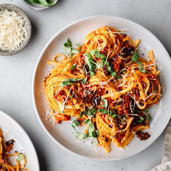 Roasted Red Pepper Pasta