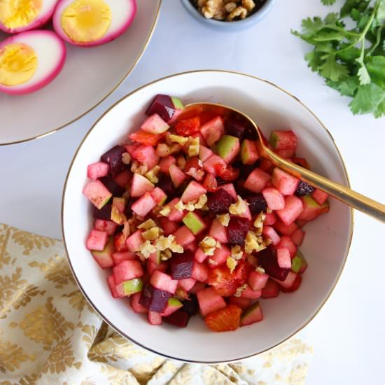 Orange Beet Charoset