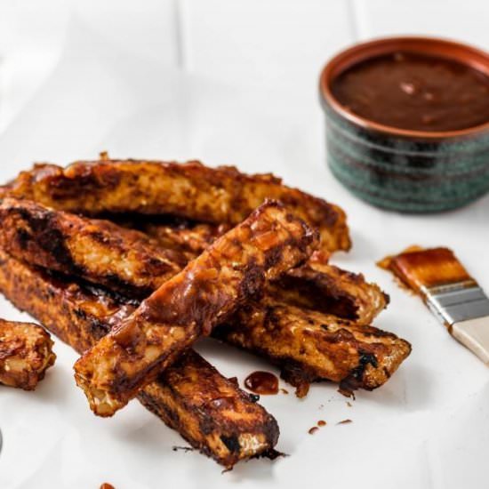 Vegan Barbecue Tempeh Ribs