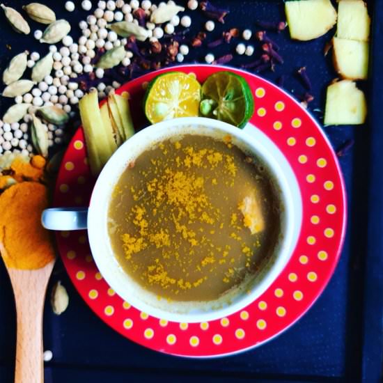 Ginger,lemongrass Tea for cold flu