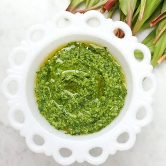 Wild Leek (Ramp) Pesto