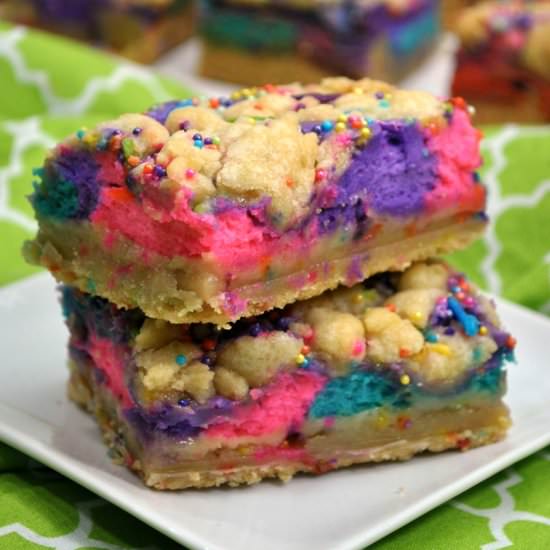 Unicorn Cheesecake Bars