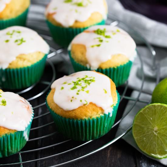 Lime and Yoghurt Muffins