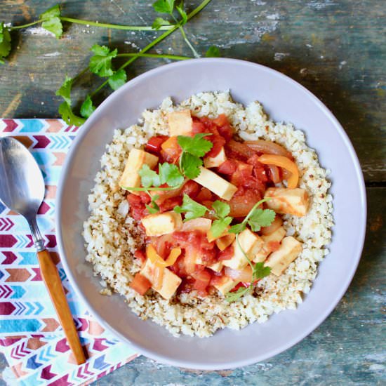 Southwest Paneer with Peppers