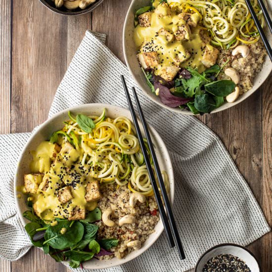 Vegan Tofu Curry Bowl