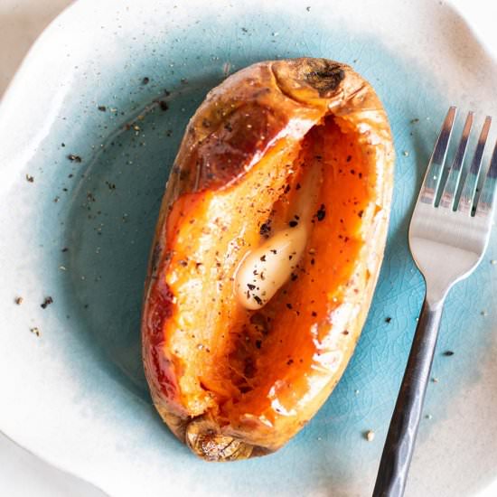 The Perfect Baked Sweet Potatoes