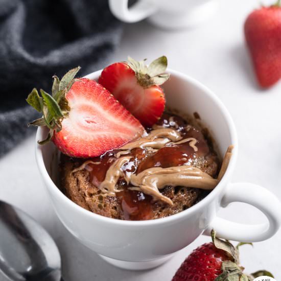SunButter & Jelly Mug Cakes