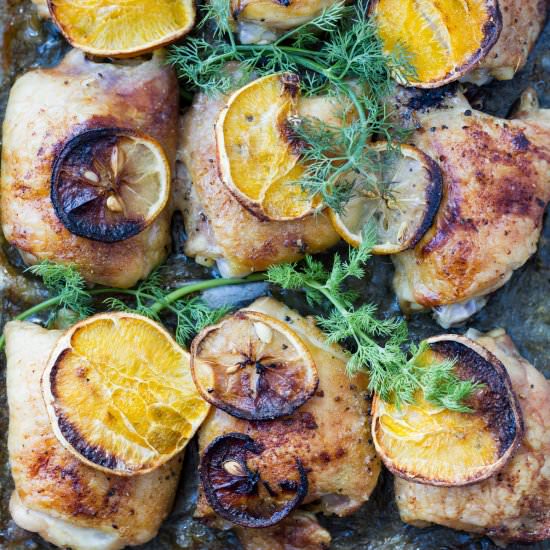 Lemon Pepper Chicken Thighs