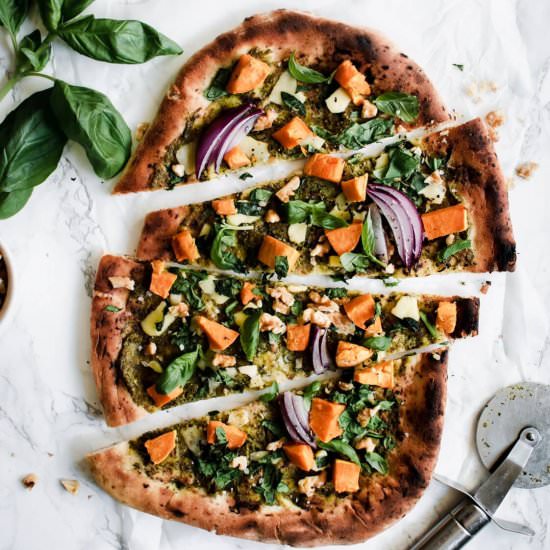 Vegan Naan Pizza