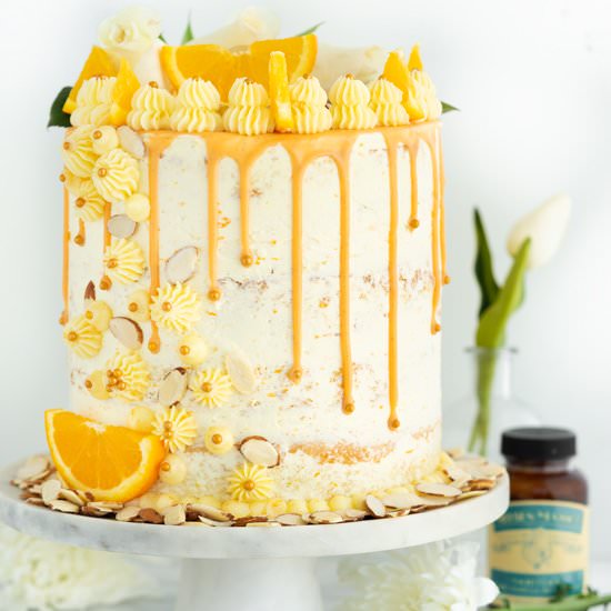 Vanilla Orange Almond Cake Recipe