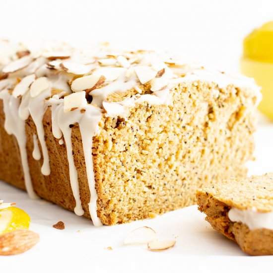 Vegan Lemon Almond Poppy Seed Bread