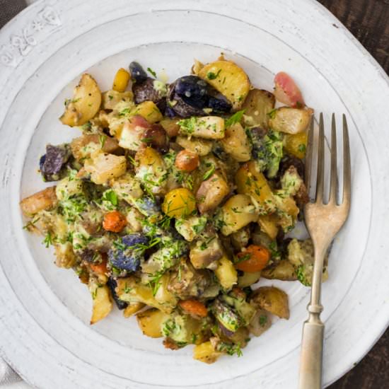Spring Root Vegetable Hash