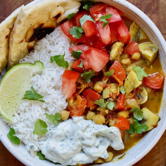 Vegetable Chickpea Curry (Vegan)