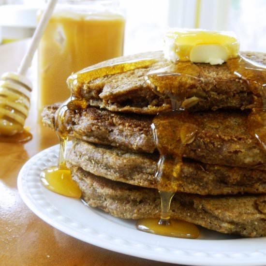 Flax and Oat Pancakes