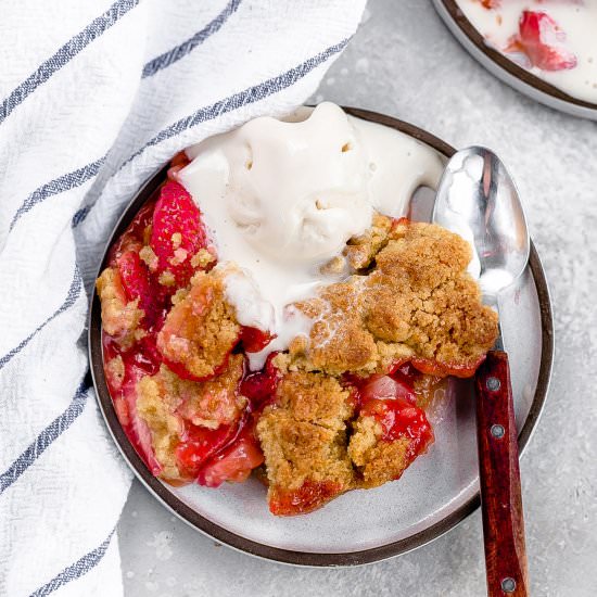 Dairy-Free Strawberry Cobbler
