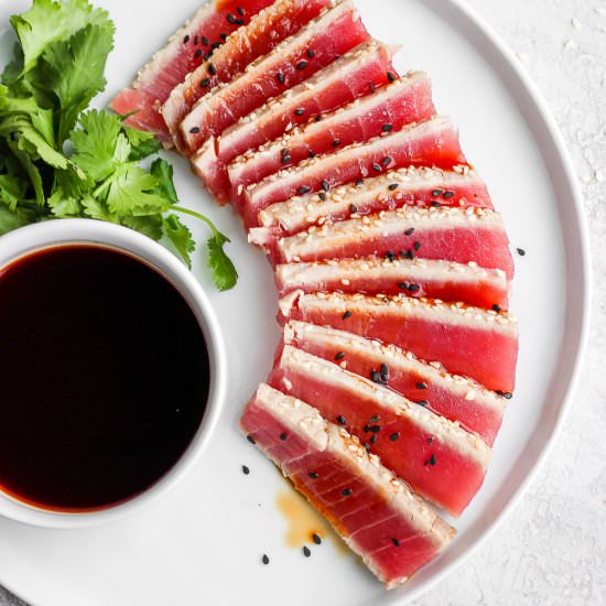 Simple Seared Ahi Tuna
