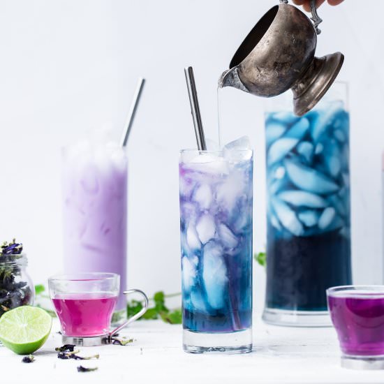 Color Changing Mojito Mocktail