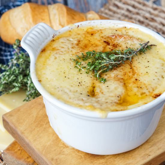 Vegetarian French Onion Soup
