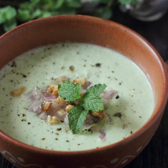 Chillled Cucumber Yogurt Soup