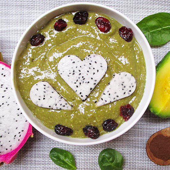 Dragon Fruit Reishi Green Smoothie