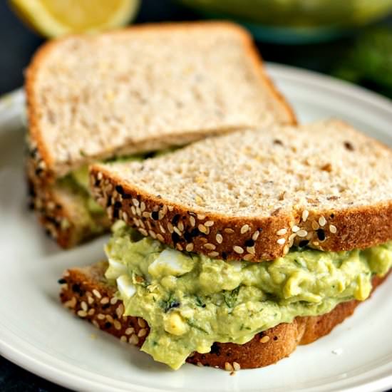 Avocado Egg Salad Sandwich