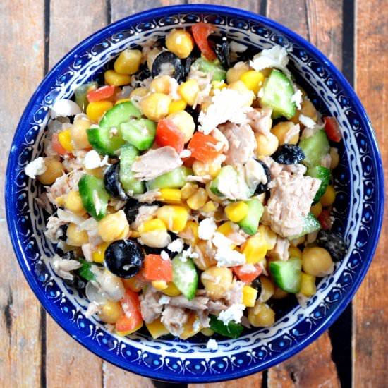 TUNA AND CHICKPEAS SALAD