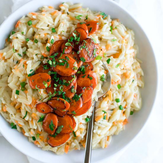 One-Pot Carrot Orzo