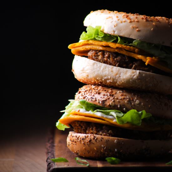 Breakfast Bagel Sandwich