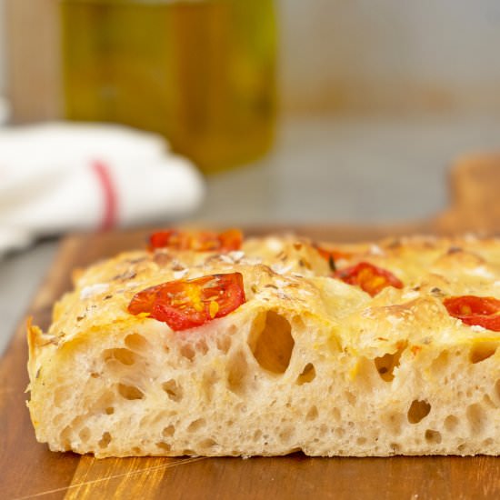 No-Knead Focaccia