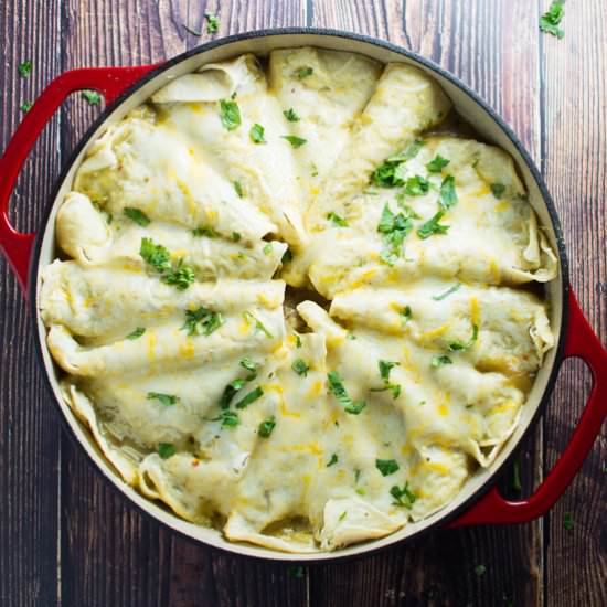 30 Minute Stovetop Enchiladas