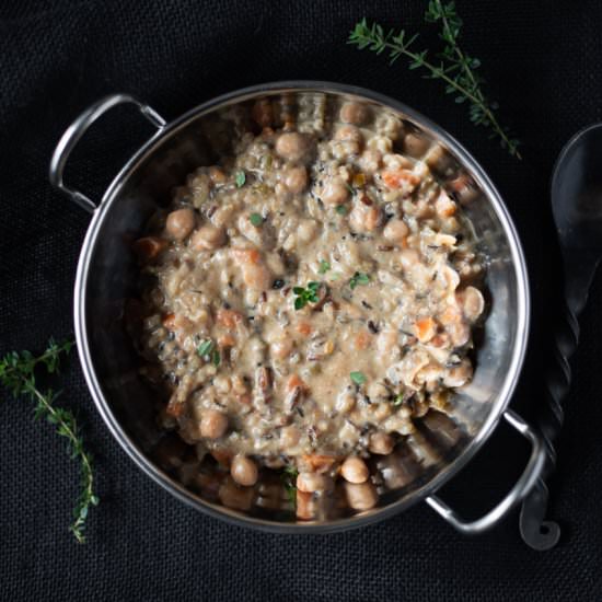 Wild Rice Soup with Cashew Cream