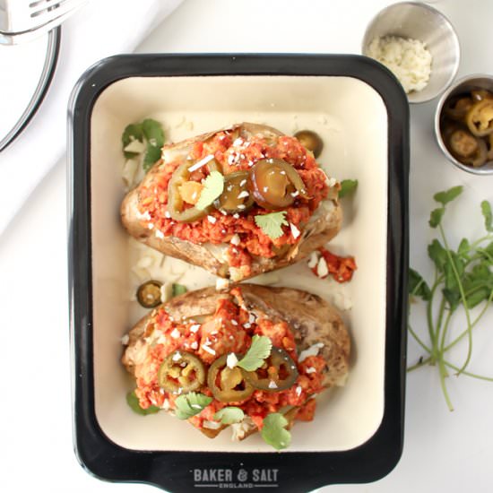 Sloppy Joe baked potatoes