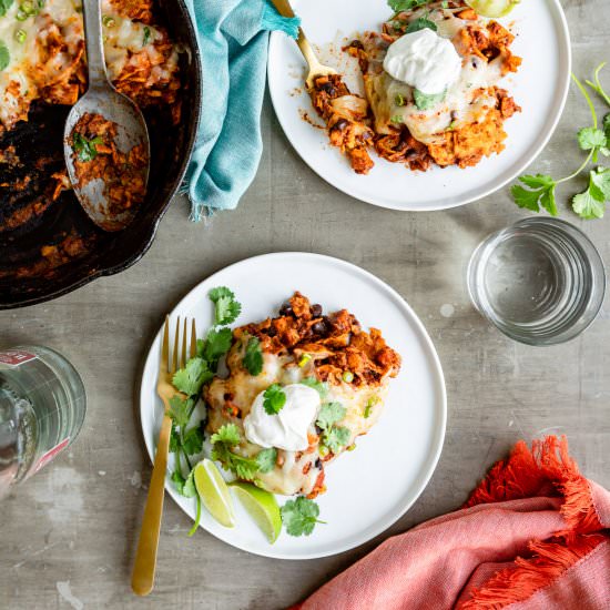 Vegetarian Enchilada Skillet