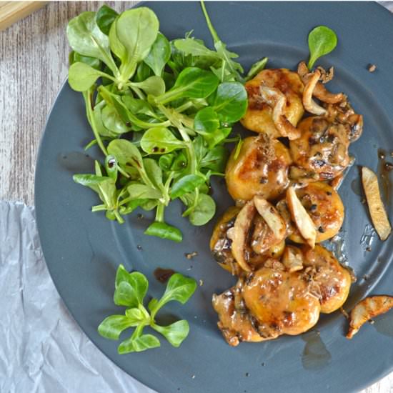 Stuffed Gnocchi Truffled Mushroom