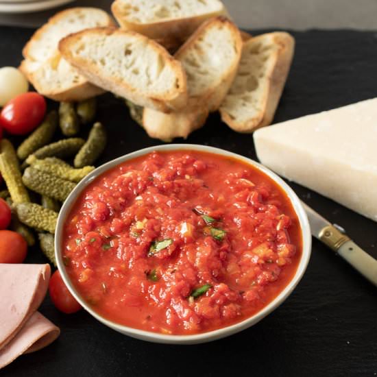 Italian Roasted Red Pepper Relish