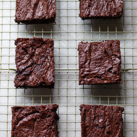 GF Triple Chocolate Brownies