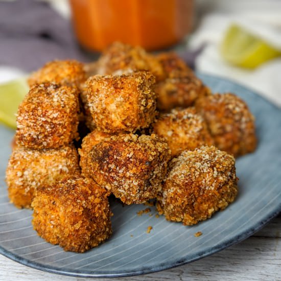 Healthy Crispy Baked Tofu Nuggets