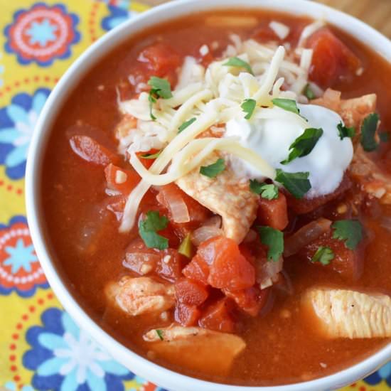 Instant Pot Chicken Taco Soup