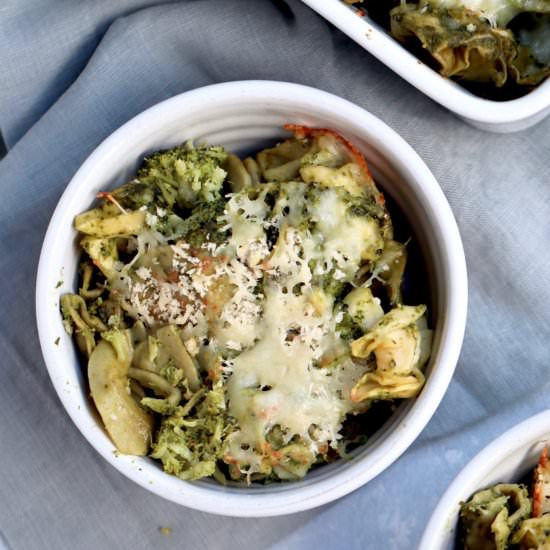 broccoli spinach pesto tortellini