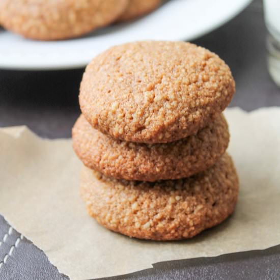 Ginger Almond Cookies