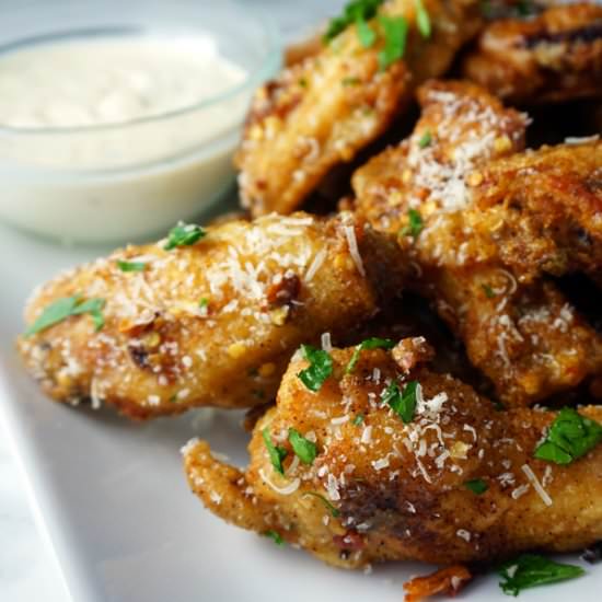 Parmesan Truffle Chicken Wings
